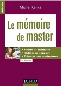 Le memoire de master, 4eme Edition